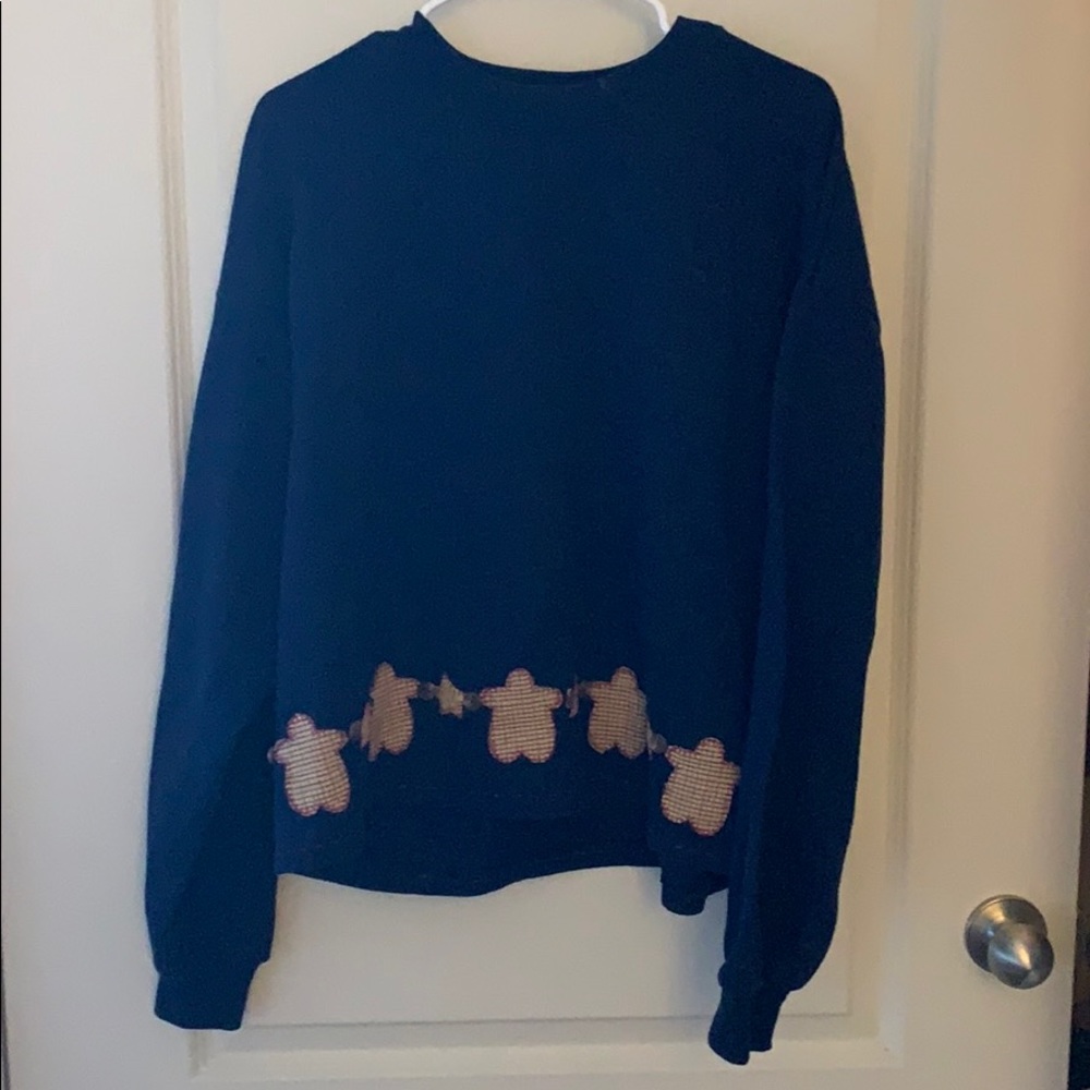 Grandma Gingerbread Christmas Crew Sweater